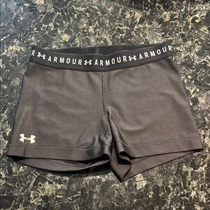 Under Armour Black Athletic Compression Shorts